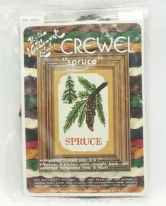 Hazel's Needlework Kaboodles Crewel Fichte Baum Hefterei Kit Neu Versiegelt Vintage - Bild 1 von 4