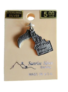 sTERLING SILVER CHARMS MOSCOW BOISE IDAHO WALL DRUG SO DAKOTA JEWELRY neocurio - Picture 1 of 6