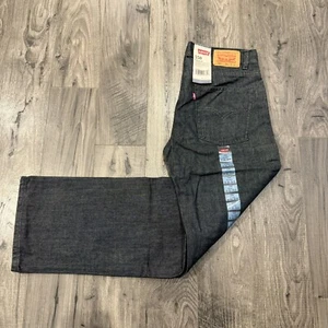 Levis 550 Relaxed Fit Humboldt Tappered Leg Boys 20 Regular 30x30 Charcoal NWT - Picture 1 of 6