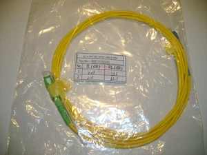 Fiber Optic Patchcord 2 Meter SC/APC–SC/UPC 9/125 Singlemode New in Bag - Picture 1 of 1