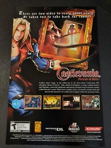 CASTLEVANIA: Portrait of Ruin Nintendo DS Konami ~ página de cómic anuncio impreso 2006 - Imagen 1 de 1