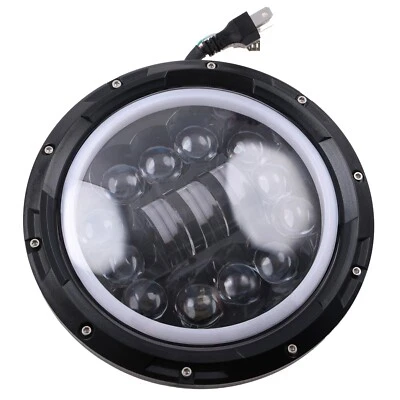 Scheinwerfer mit E MZ ETZ TS 125 150 250 251 Glas KLARGLAS  LED CUSTOM V6 - Imagem 1 de 2