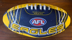VINTAGE Burley West Coast Eagles AFL Size 5 Footy Ball - Picture 1 of 3