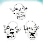 3 Pcs Graduation Key Ring Graduation Gift Keychain Key Decoration