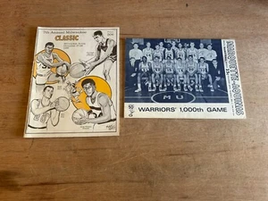 Marquette Warriors Basketball Program Lot 1966 Aquinas 1968 Milwaukee Classic - Picture 1 of 24