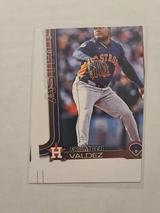 2025 Topps Series 2 Framber Valdez #544 Houston Astros *** ERROR Miscut Card *** - Picture 1 of 2