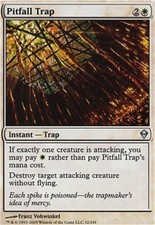 *FOIL* Pitfall Trap 1x MtG Zendikar ENGLISH SP/NM