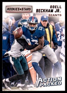 2016 Panini Rookies & Stars Action Packed Odell Beckham Jr. New York Giants #5