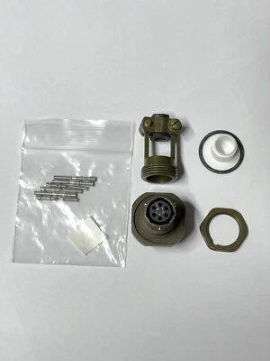 ITT Cannon KPSE 6 Position Circular Receptacle Crimp Socket KPSE07F10-6S - Image 1 of 4