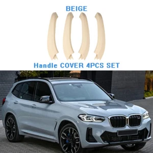Cubierta exterior manija puerta interior beige 4 piezas para BMW X3 X4 G01 G08 F97 G02 F98 - Imagen 1 de 4