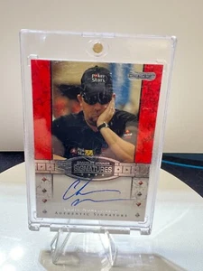 2010 Razor Poker Chris Moneymaker Bracelet Winner Signatures Autograph Card Auto - Picture 1 of 2