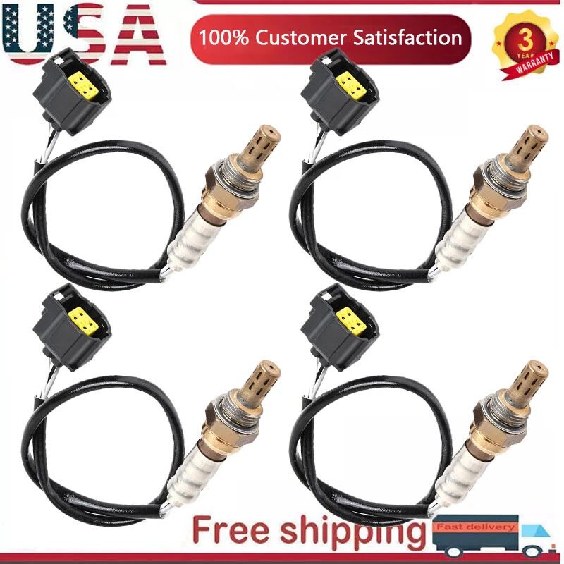 Juego de 4 sensores de oxígeno superior + inferior O2 para Jeep Grand Cherokee 2001-2022 L6 V6 V8 Foto 1 de 4