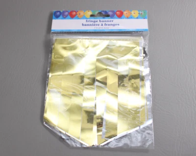 7 pies Borlas de Lámina Metálica GUIRNALDA COLGANTE Flecos Banner Fiesta Decoraciones Foto 1 de 2