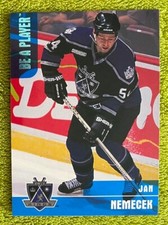 1999-00 In the Game Be A Player Memorabilia #326 - Jan Nemecek (Kings) RC