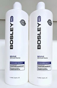 Bosley MD Revive Shampoo for Non Color-Treated Hair 33.8 oz Duo - Picture 1 of 1