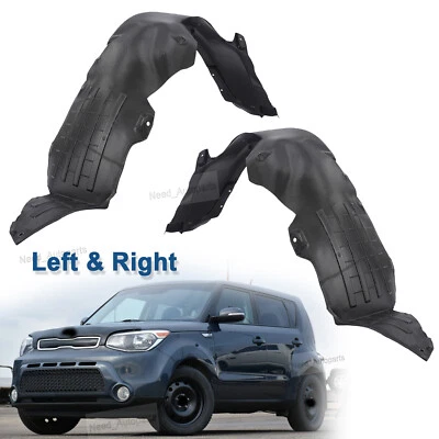 Front Driver and Passenger Side Fender Liner For 2015-2016 Kia Soul Foto 1 de 4