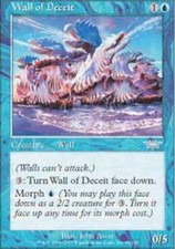 MTG magic cards 2x x2 Light Play, English Wall of Deceit Legions