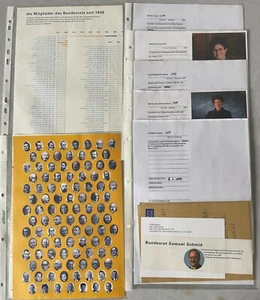 Konvolut POLITIKER SCHWEIZ 5 Minister/innen signed Anschreiben + Karten + Briefe - Picture 1 of 6