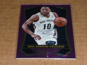 2013/14 Panini Prizm ERIC GORDON PURPLE PRIZM PELICANS ROCKETS /99 S1906