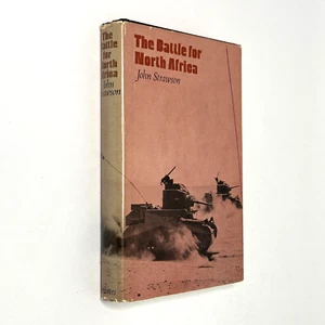 The Battle for North Africa, John Strawson (1969, HC/DJ, Book Club, Ex-Library) - Picture 1 of 16