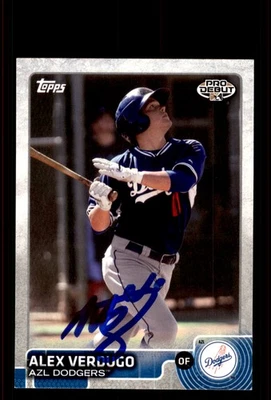 Signed Baseball Card Auto Alex Verdugo 2015 Topps Pro Debut #5 - Image 1 of 2