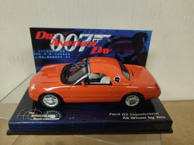 FORD THUNDERBIRD 2003 DIE ANOTHER DAY 007 JAMES BOND 1:43 MINICHAMPS - Immagine 1 di 4