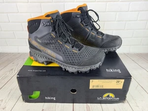 La Sportiva Men's Stream GTX Hiking Boots US Size 7 Carbon Maple Shoes - Picture 1 of 15