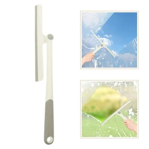 Drehbarer Glaswischer Fensterabzieher für Auto Windschutzscheibe Bad Dusche - Bild 1 von 12