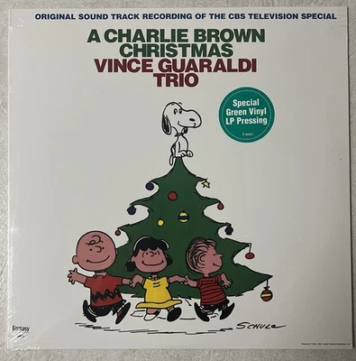 A CHARLIE BROWN CHRISTMAS LP VINCE GUARALDI TRIO SPECIAL GREEN VINYL PRESSING - Image 1 of 4
