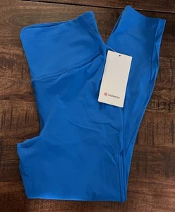 Legging ajustado de tiro alto Lululemon talla 12 talla 12 PLSI azul junto a la piscina nuevo con etiquetas - Imagen 1 de 3
