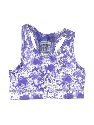 New Balance Girls Purple Tank Top 7 - Image 1 of 2