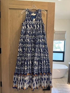 Anthropologie Cotton Tiered Maxi Dress NWT Small - Picture 1 of 10