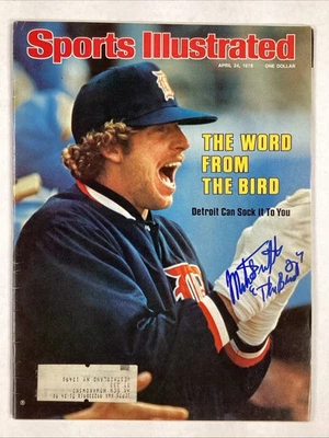 Mark Fydrich Signed Sports Illustrated 4/24/78 Tigers Baseball Autograph JSA - Image 1 of 4