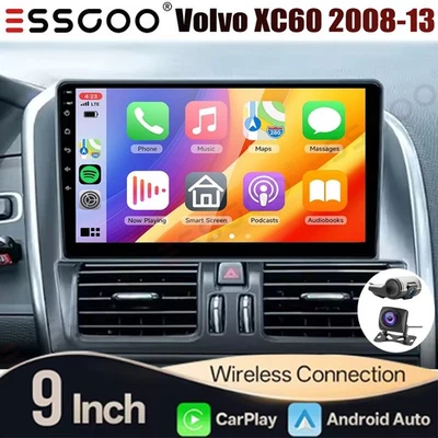 Radio DVR estéreo para automóvil 4+64 GB Android 14 para Volvo XC60 2008-2013 + Carplay RDS + AHD Foto 1 de 4