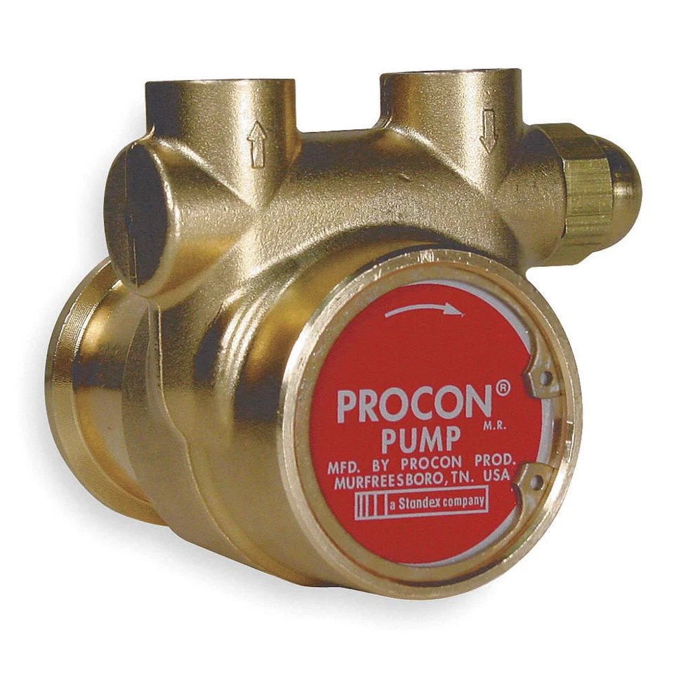PROCON 112A060F11CA 250 Pump,Rotary Vane,Brass 6XE80 - Image 1 of 1
