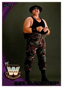 WWE WWF WCW TOPPS Sgt Slaughter 2010 Legend Wrestling Trading Card 89 Mint - Picture 1 of 2