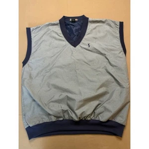 Vintage PGA Tour Golf Vest Houndstooth Sleeveless Pullover V Neck XL - Picture 1 of 5