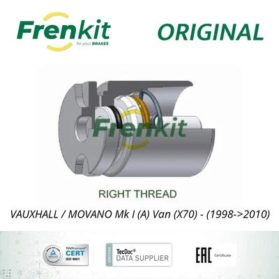 Frenkit Caliper Piston - Mechanism - K425103R - VAUXHALL - MOVANO Mk I (A) Van ( - Imagen 1 de 3