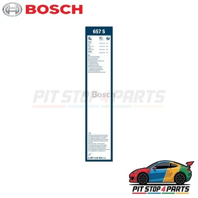 Bosch 657S Wiper Blades Set Front Automotive Part Fits Porsche 911 1968-1972 - Image 1 of 3