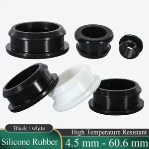 Black/White Snap Grommet Plug Seal Anti-Scratch for Electrical Box Cable Pipe - Picture 1 of 11