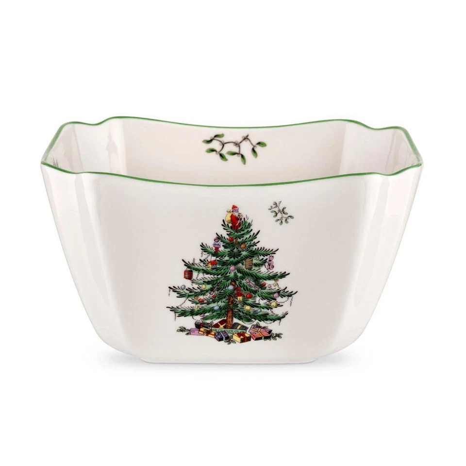 Spode Christmas Tree Square Bowl Small Best OFFER