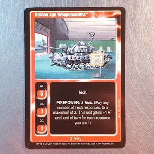 Juego de cartas coleccionables Rifts 2001 **Golden Age Weaponsmiths 3 cualquiera - Imagen 1 de 2