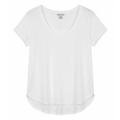 Tommy Bahama Mujer L Coastal Resortwear Minimalista Grapa Slub Tejido Camiseta Foto 1 de 4