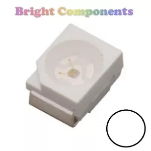 10 x White PLCC-2 LED (SMD SMT 3528/1210) - Ultra Bright - UK - 1st CLASS POST - Picture 1 of 1