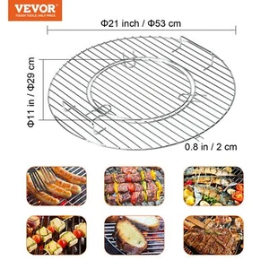 Charcoal Grill Replacement Grate 21 inch Round Stainless Steel 22 inch Kettle - Picture 1 of 11