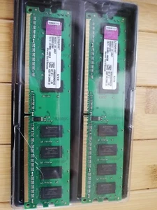 2 x 2GB (4GB Kit) Kingston KVR800D2N6/2G PC2-6400U DDR2 Computer Memory RAM - Picture 1 of 2
