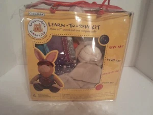 Build-A-Bear Learn To Sew Kit 7 Inch Plush Bunny Rabbit With Accessories - Picture 1 of 8