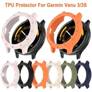 TPU Protective Case Frame Screen Protector New Edge Shell for Garmin Venu 3/3S - Photo 1 sur 15