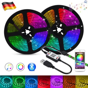 Striscia LED 0,5-5 M RGB barra striscia USB nastro Bluetooth lampada catena luminosa 5 V - Foto 1 di 15