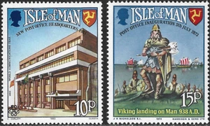 1983 Isle of Man Sg 255/256 World Communications Year MNH - Picture 1 of 2